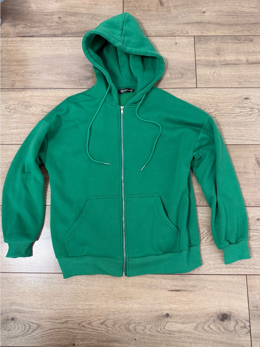 Amazon Green Full-Zip Hoodie Sweatshirt